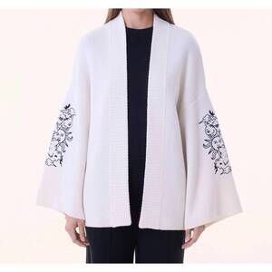 NEW KUJTEN kimastro cashmere cardigan in ivory